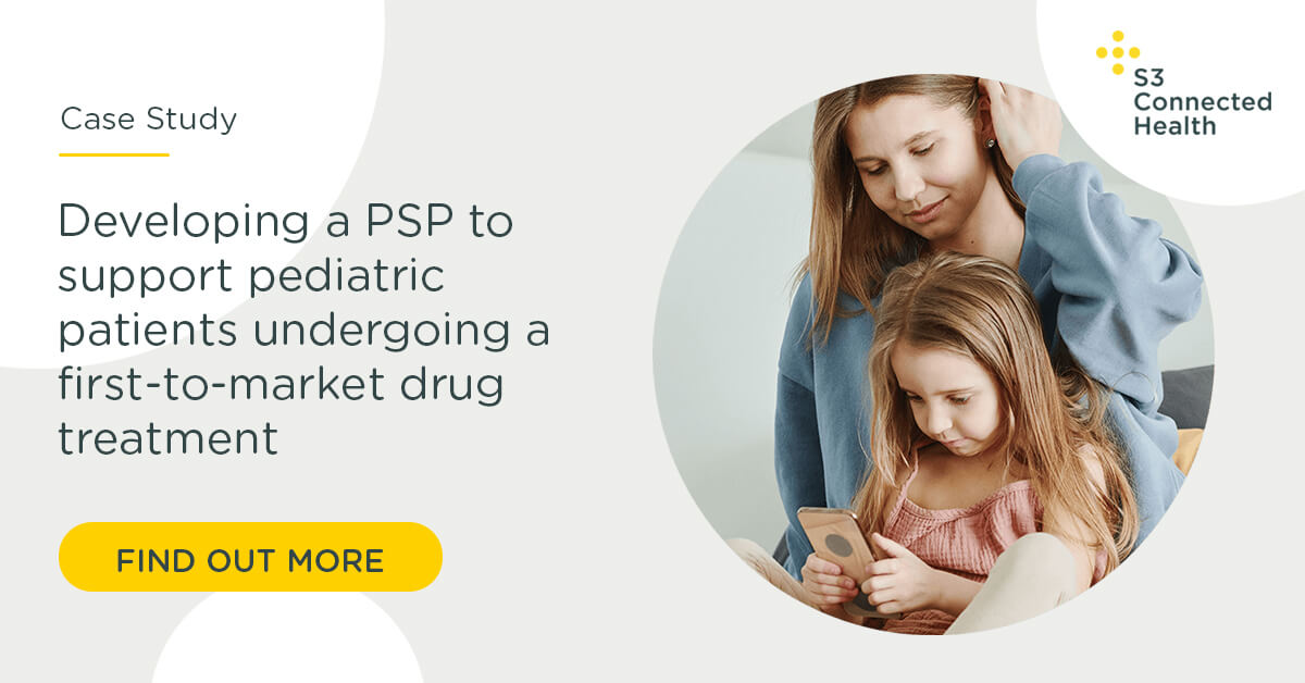 PSP to support pediatric patients undergoing a firsttomarket drug